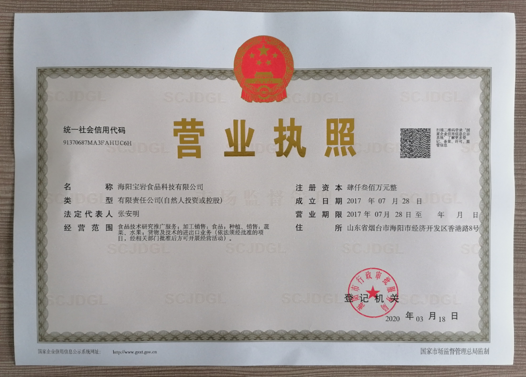 营业执照