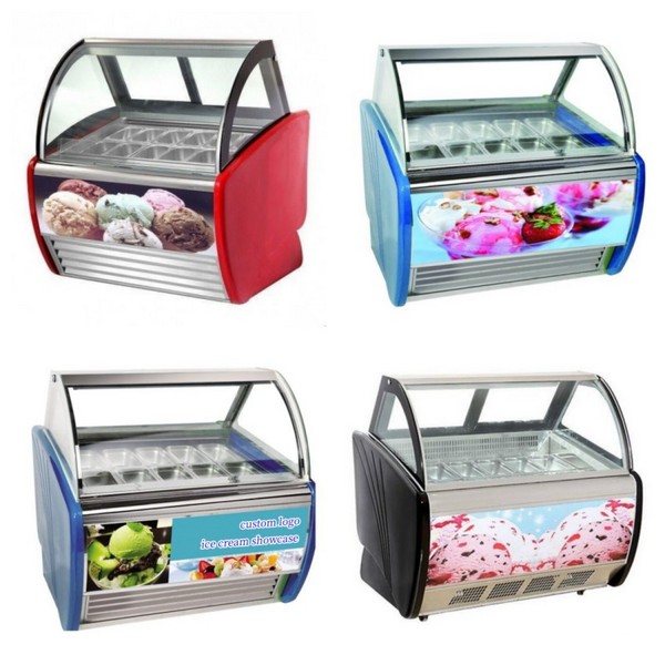 圆弧冰激凌柜