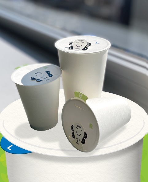 一次性杯盖 热封纸盖