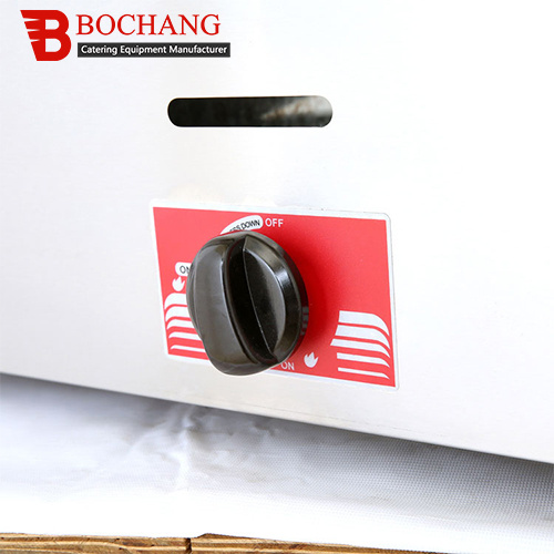 台式燃气煎炸一体机 商用手抓饼铁板烧煎炸摆摊设备