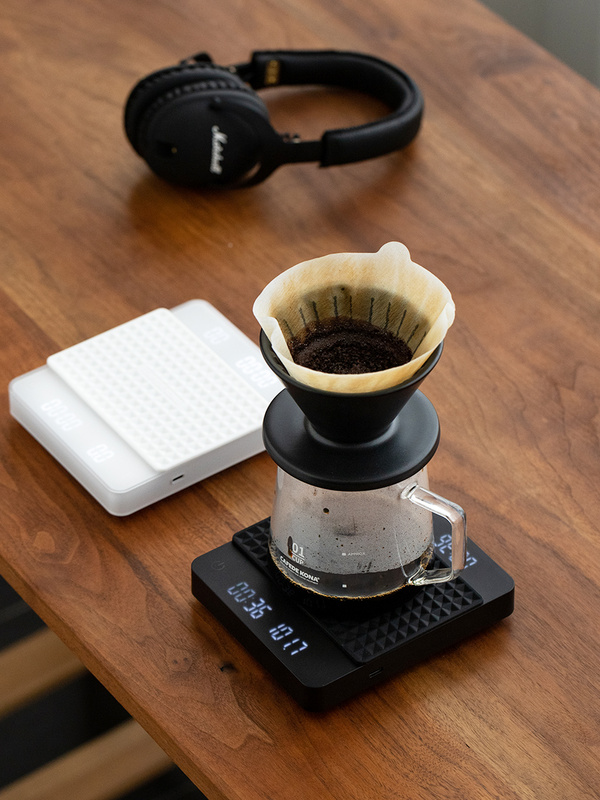 CAFEDE KONA双屏互享咖啡电子秤手冲咖啡专用称意式计时称克家用