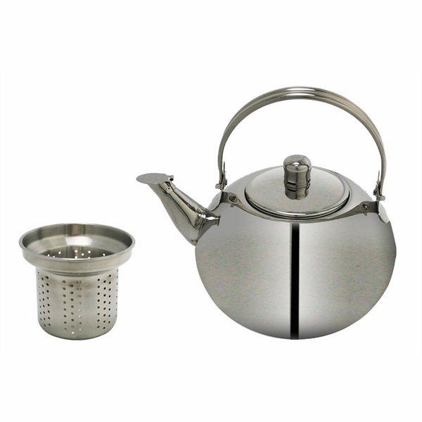 S/S WATER KETTLE  不锈钢水壶带茶隔   C18131-C18134