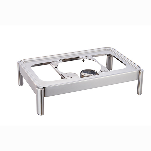 FULL SIZE DAMPING HINGE INDUCTION CHAFER STAND  1/1方型餐炉架  A10801B
