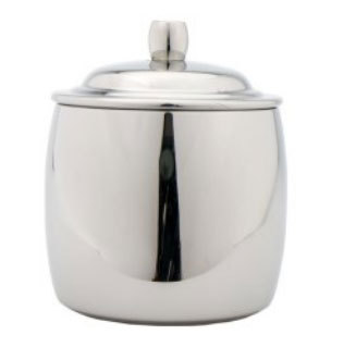 S/S SUGAR BOWL   不锈钢有盖糖盅   C15038