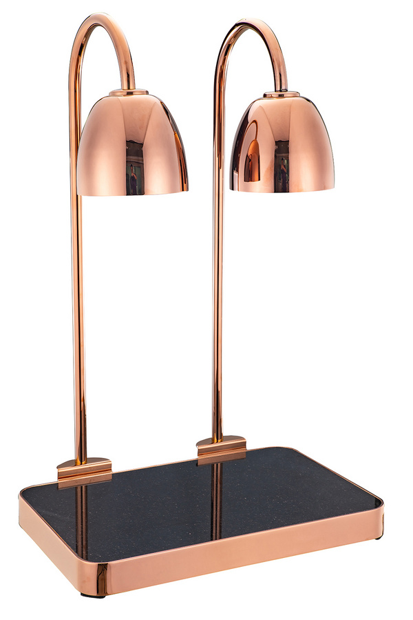 OILVE SHADE S/S HEAT LAMP WITH ROSE GOLD COLOR  玫瑰金榄形球头保温灯  A11432G/A11433G+A11837G/A11837W