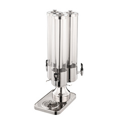 S/S TRIPLE JUICE DISPENSER  三头旋转果汁鼎  A12109/A12110W