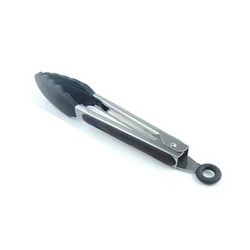 S/S SERVING TONG WITH SILICA GEL  硅膠頭梅花夾  J21226-J21228  R/B