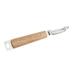S/S GRATER W/WOODEN HANDLE  挖泥兩用刨  J10715