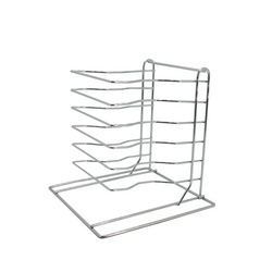 PIZZA RACK-6 LAYER  6层镀铬披萨架  P12903