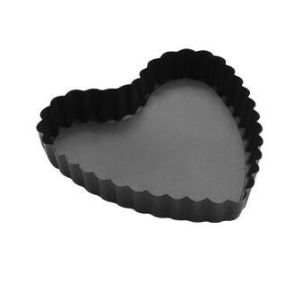 ALUM.CAKE PAN W/REMOVABLE BOTTOM  鋁不粘心形活底菊花派盤  P10132-P10134
