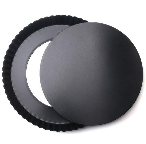 ALUM.CAKE PAN W/REMOVABLE BOTTOM  不粘圓形活底菊花派盤  P10135-P10138
