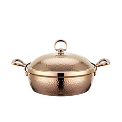 3-LAYER STEEL FOOD POT  三層錘點(diǎn)斜身湯鍋  E20701-E20706 S/G