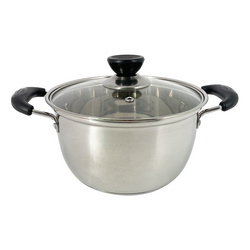 S/S MILK POT W/SINGLE HANDLE/W SANDWICH BOTTOM  復(fù)底奶鍋  E25151-E25156