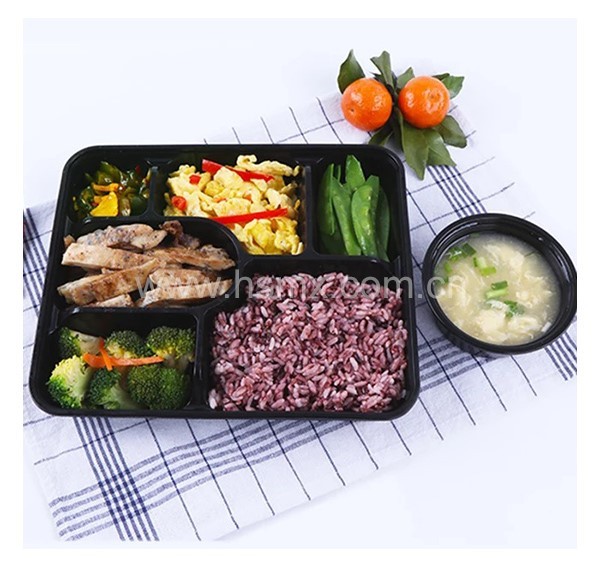 高档六格快餐盒