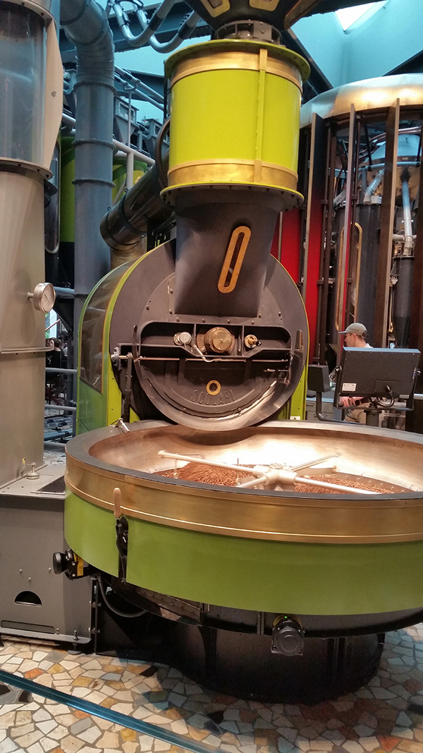 星巴克美国与欧洲使用的烘焙机FIMT 120 全循环意式深度烘焙热风烘焙机复古版