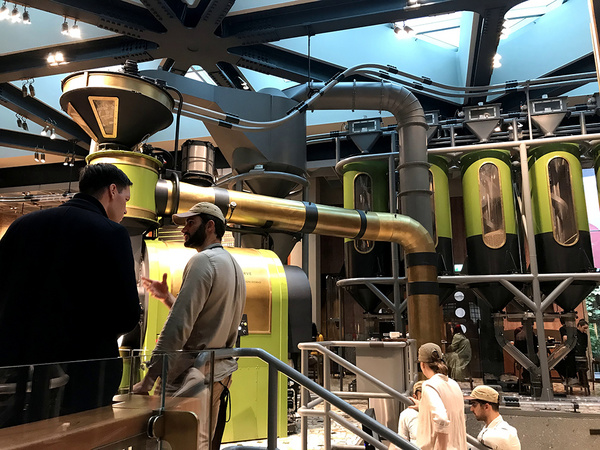 星巴克美国与欧洲使用的烘焙机FIMT 120 全循环意式深度烘焙热风烘焙机复古版