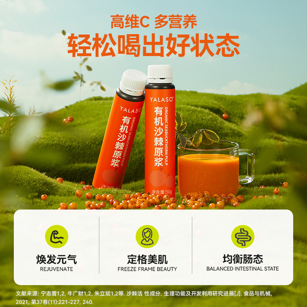 青海有机沙棘原浆原料野生沙棘汁源头工厂自有基地工厂