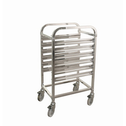 S/S FOOD PAN TROLLEY single-column(lower)  1/1标准单列份盘车  N10501-N10506