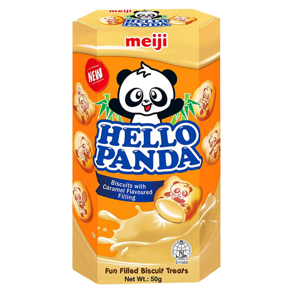 明治熊猫夹心饼干50克