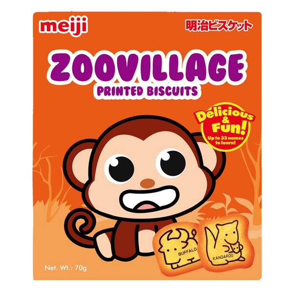 明治奇趣城饼干饼干70克