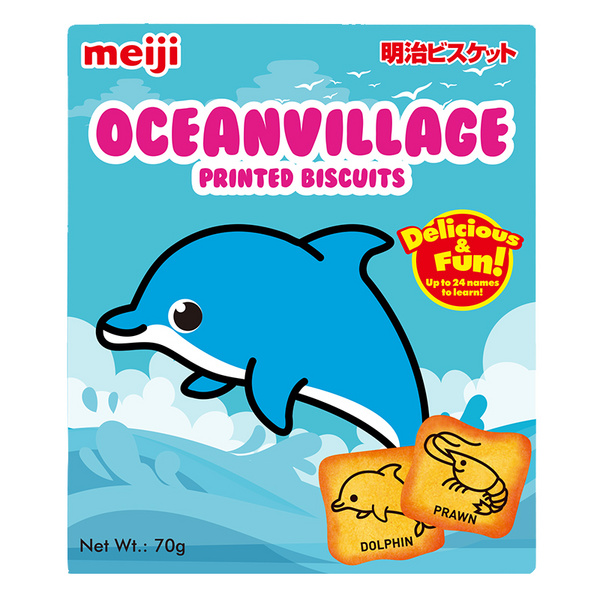 明治奇趣城饼干饼干70克