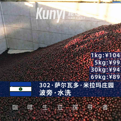 萨尔瓦多米拉玛庄园波旁水洗