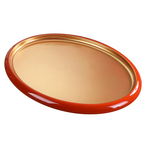 宴小判漆器托盘