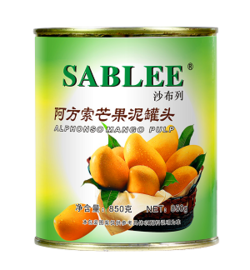 沙布列阿方索芒果泥罐頭