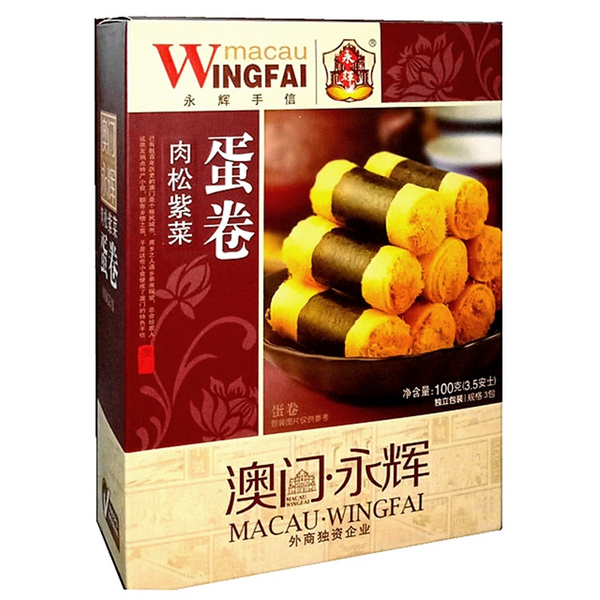 100g肉松紫菜蛋卷