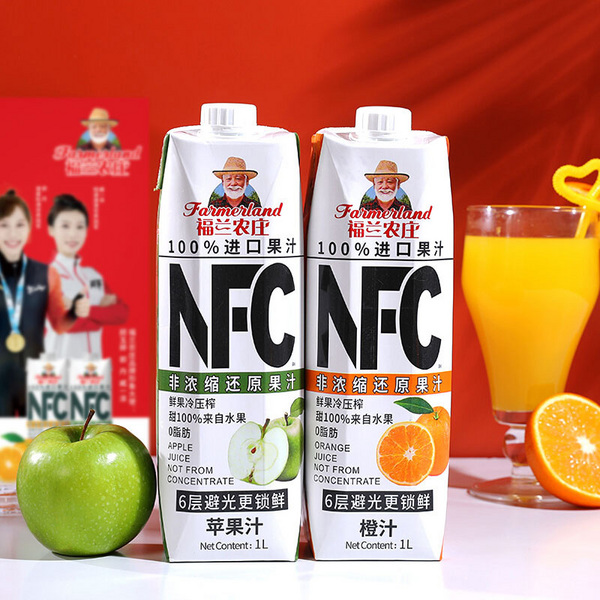 福兰农庄100%NFC系列果汁