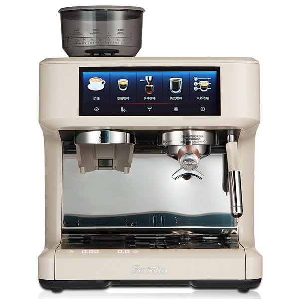 Barsetto/百胜图PRO1泰坦咖啡机半自动意式变压萃取研磨豆一体机