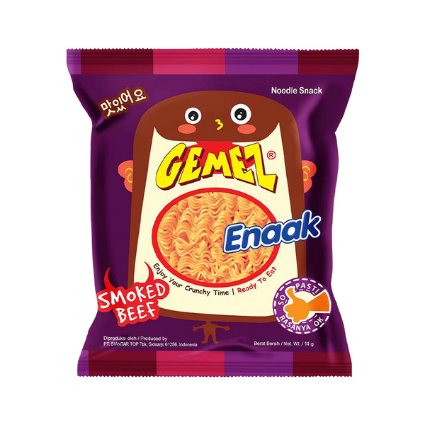 GEMEZ小鸡干脆面（烟熏牛肉味）