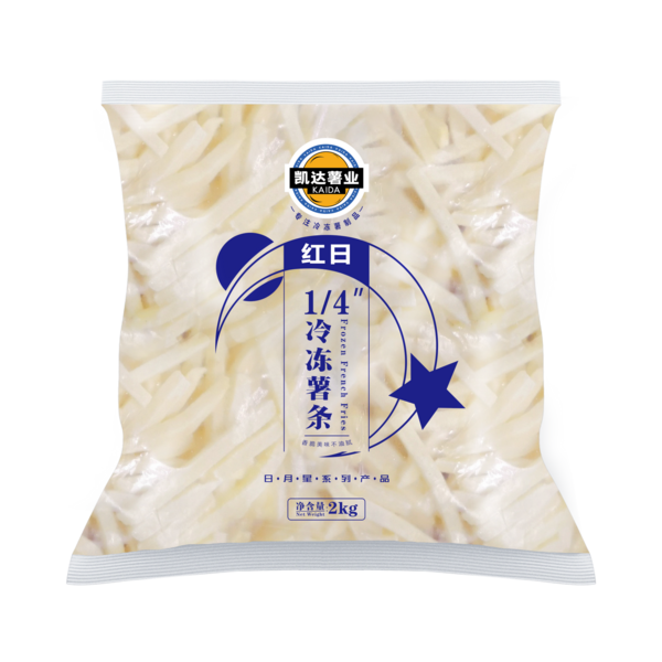 紅日1/4''冷凍薯條
