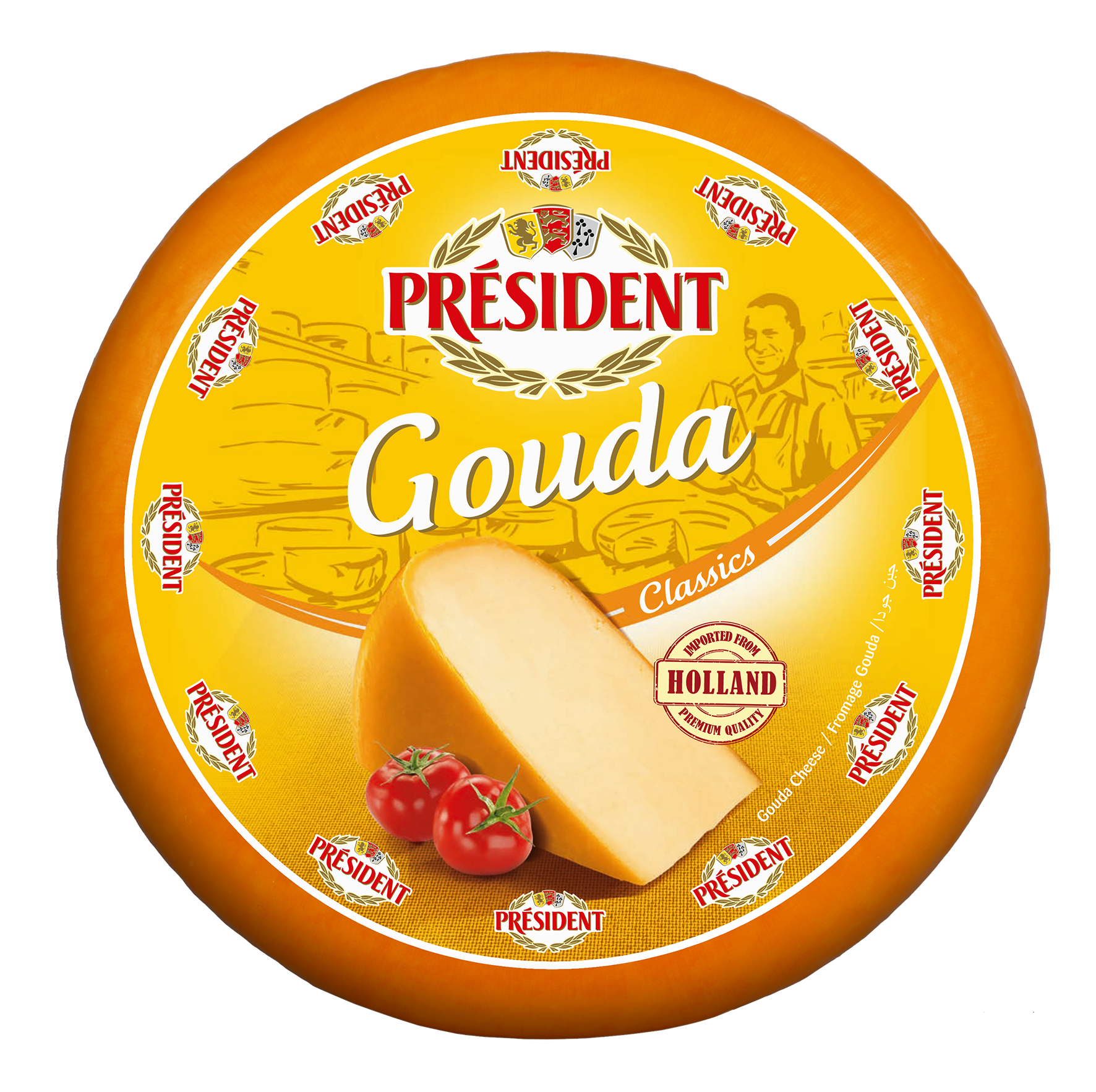 总统黄波车轮干酪