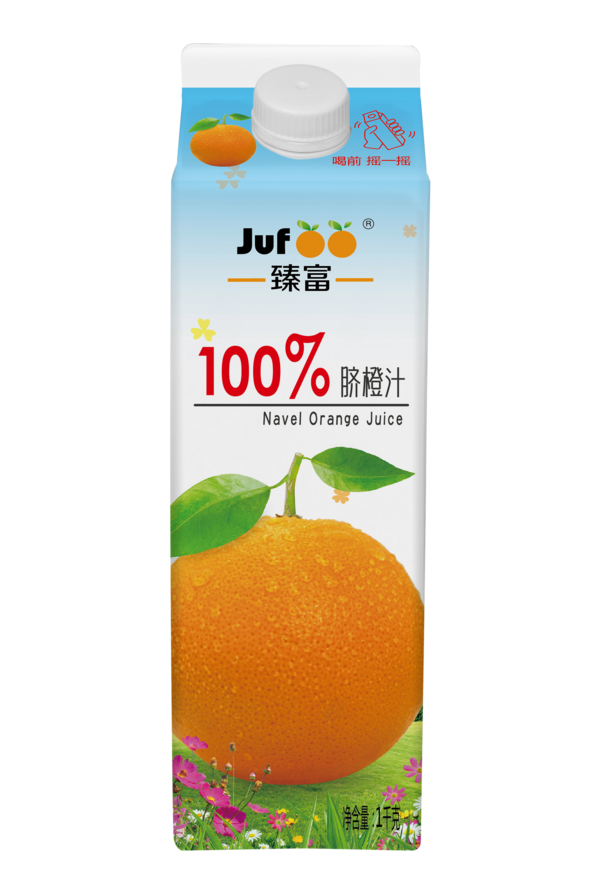 100%脐橙汁-1kg屋顶盒
