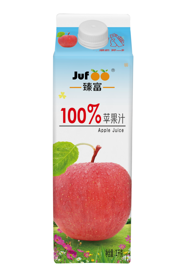 100%苹果汁-1kg屋顶盒