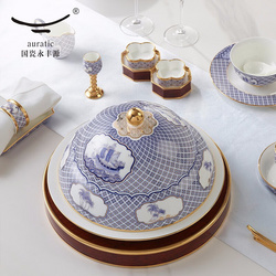 國瓷永豐源Auratic高端輕奢宴會(huì)酒店會(huì)所個(gè)人擺臺(tái)四海升平24頭擺臺(tái)陶瓷餐具