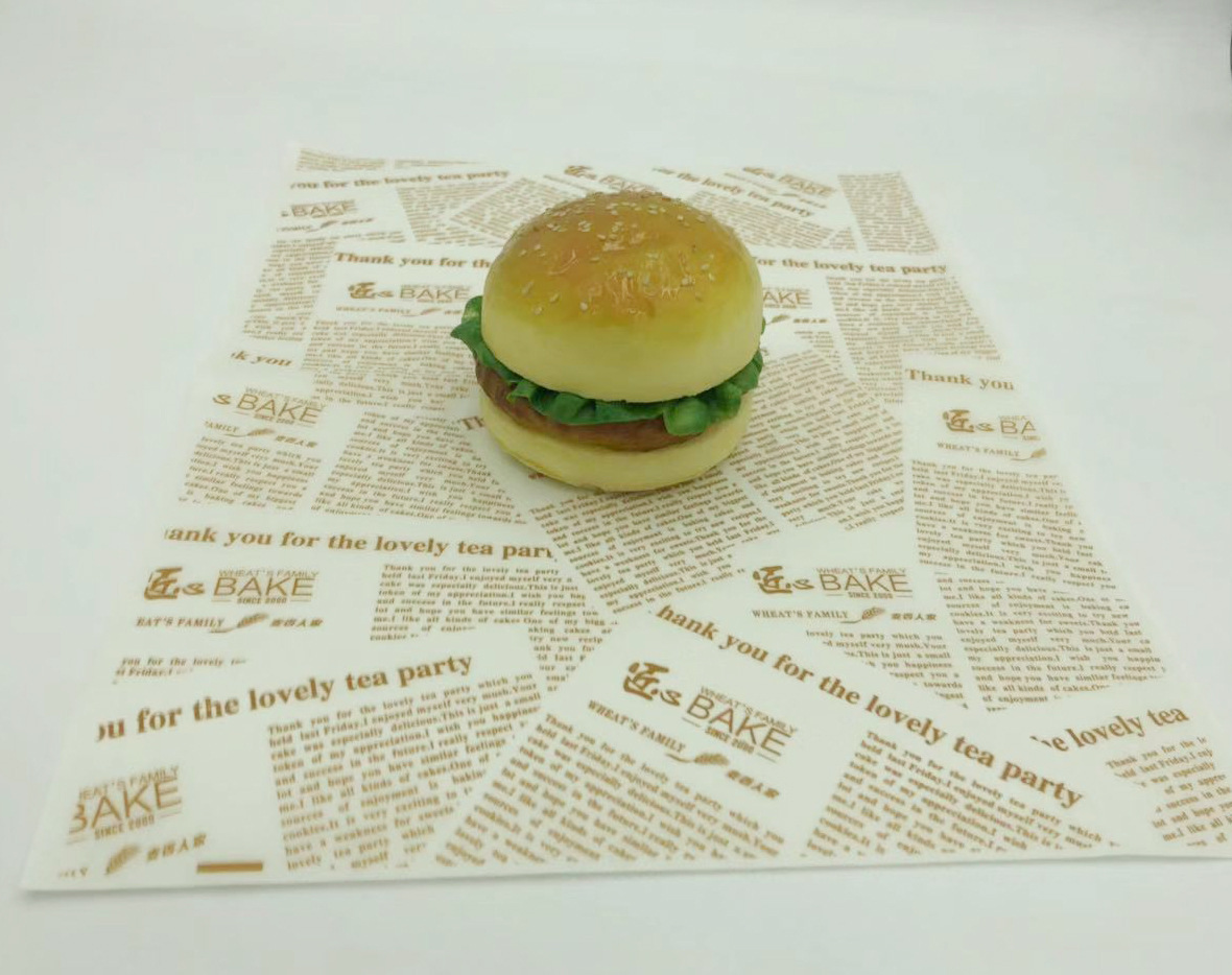 一次性外卖托盘纸 餐盘纸 烘焙纸汉堡包装纸三明治防油纸定制厂家
