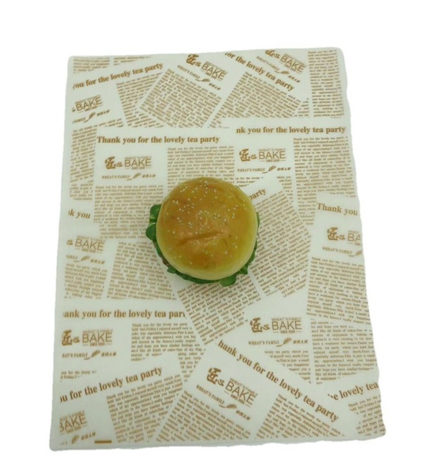 一次性外卖托盘纸 餐盘纸 烘焙纸汉堡包装纸三明治防油纸定制厂家
