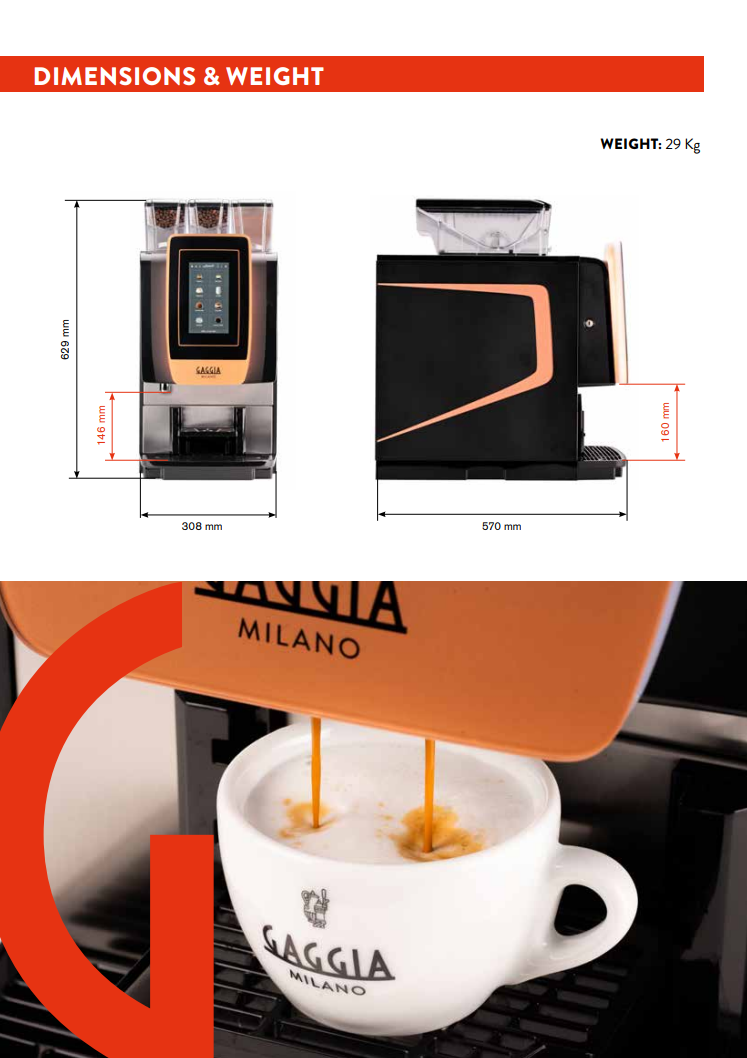 Gaggia全自动咖啡机 La Brillante