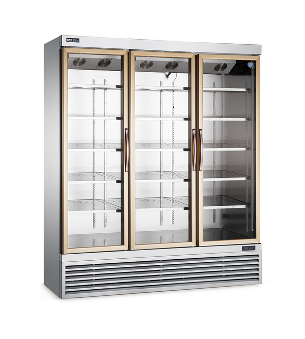 立式风冷冷冻展示柜-豪华款-下机组