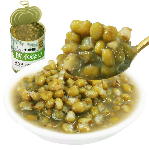 糖水绿豆罐头