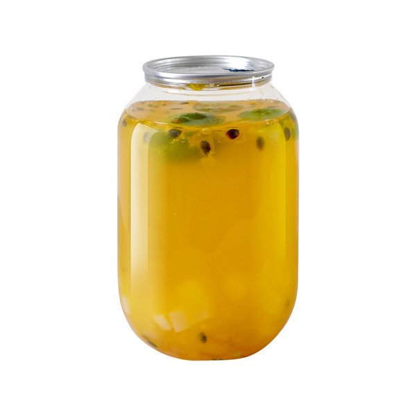 透明易拉罐PET瓶500ml+易撕盖/易拉罐