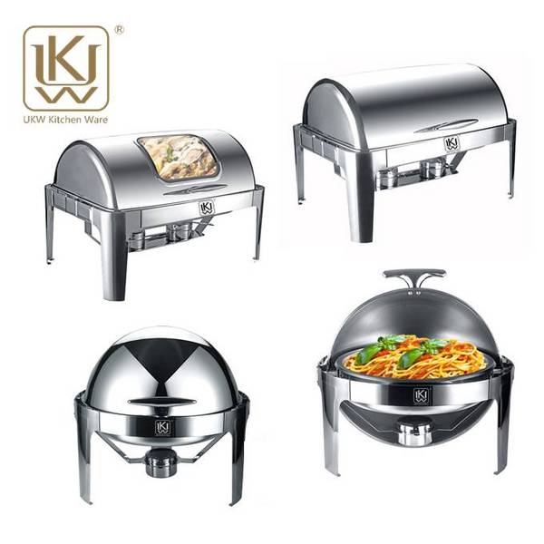 Commercial Restaurant Kitchenware Set Gn Pan Food Warmer Buffet Chafing Dish Stainless Steel Cooking Pots