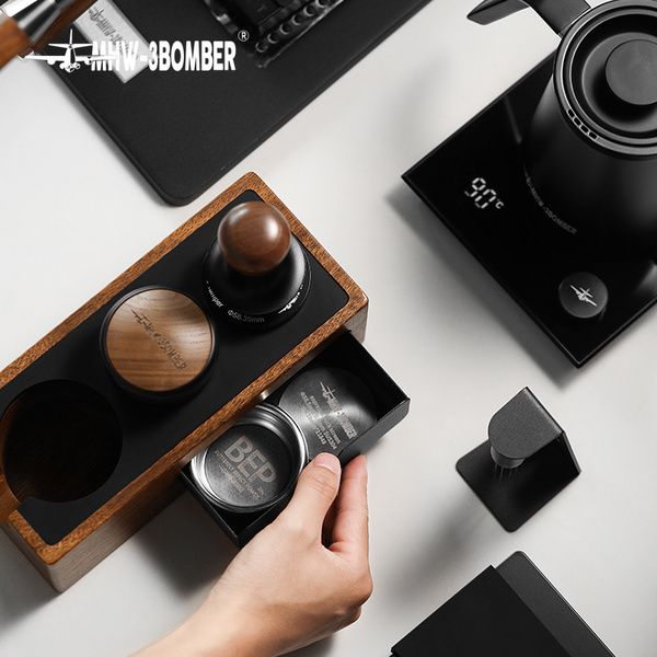 MHW-3BOMBER轰炸机多功能咖啡敲渣盒 手柄支架家用咖啡吧台压粉座