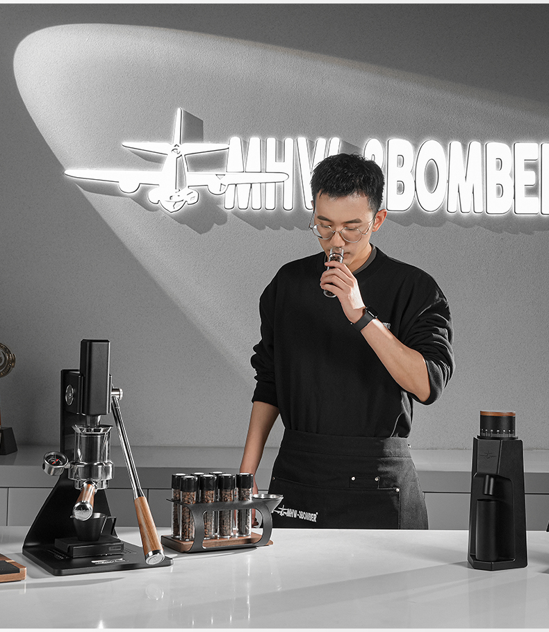 MHW-3BOMBER轰炸机能量瓶 咖啡豆便携储存密封罐套组 单向排气阀