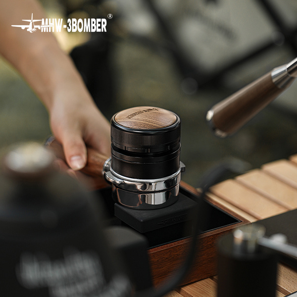 MHW-3BOMBER轰炸机飓风重力布粉器 58mm意式咖啡布粉器自适应高度