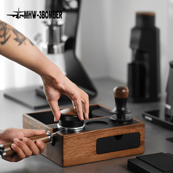 MHW-3BOMBER轰炸机多功能咖啡敲渣盒 手柄支架家用咖啡吧台压粉座