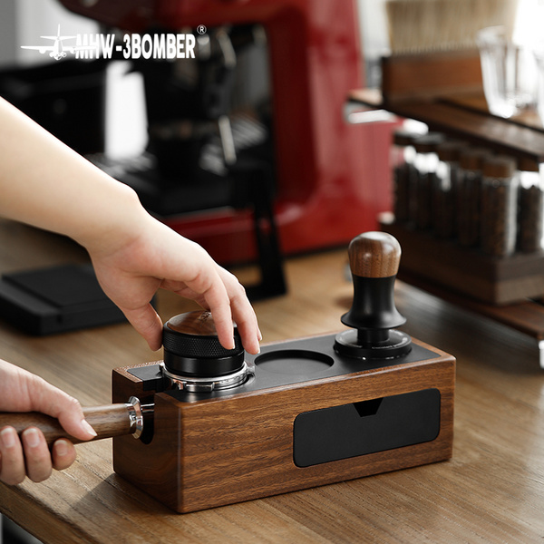 MHW-3BOMBER轰炸机多功能咖啡敲渣盒 手柄支架家用咖啡吧台压粉座