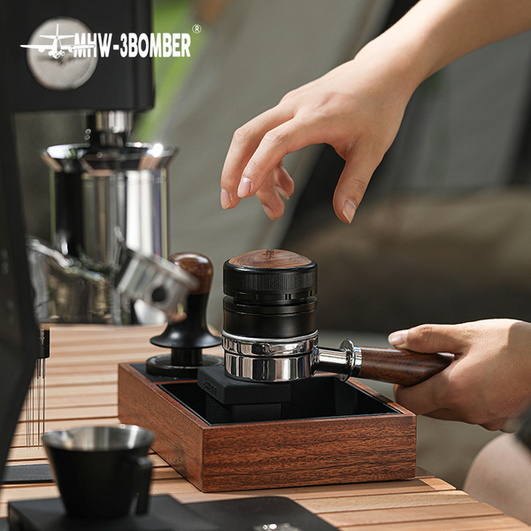 MHW-3BOMBER轰炸机飓风重力布粉器 58mm意式咖啡布粉器自适应高度